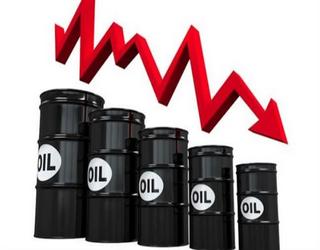 Falling oil prices on oversupply