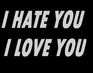 I love you I hate you