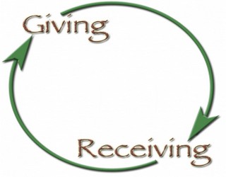 About giving and receiving