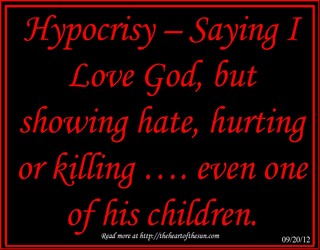 Hypocrisy of spiritual and religious people