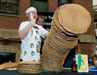 Largest pancake stack in the world