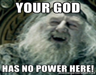 God has no power