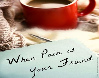 Pain is your friend and not the enemy