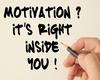 Acting as a result of internal motivation