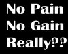 Sport - no pain no gain